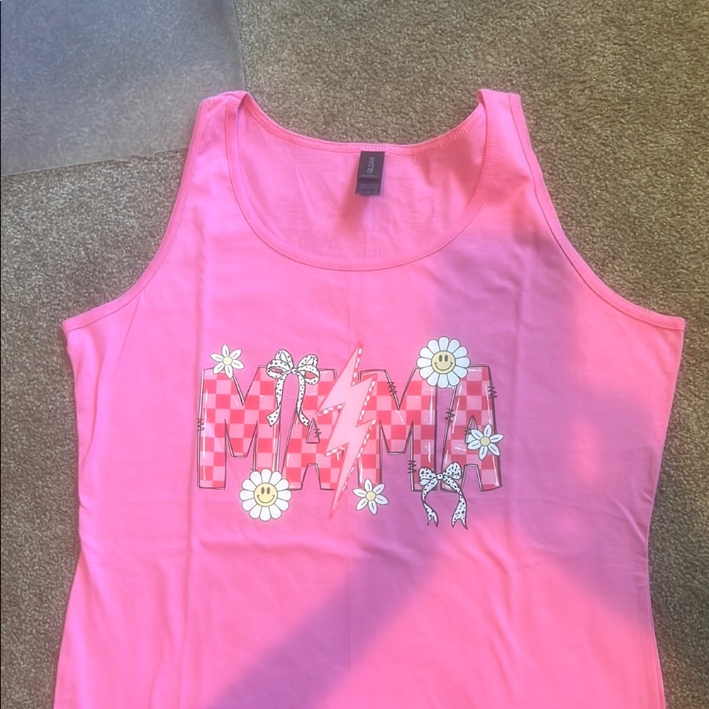 Pink Mama Tank Top